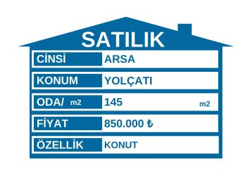 Yolçatı Köyiçinde Arsa Vasıflı 145 m2